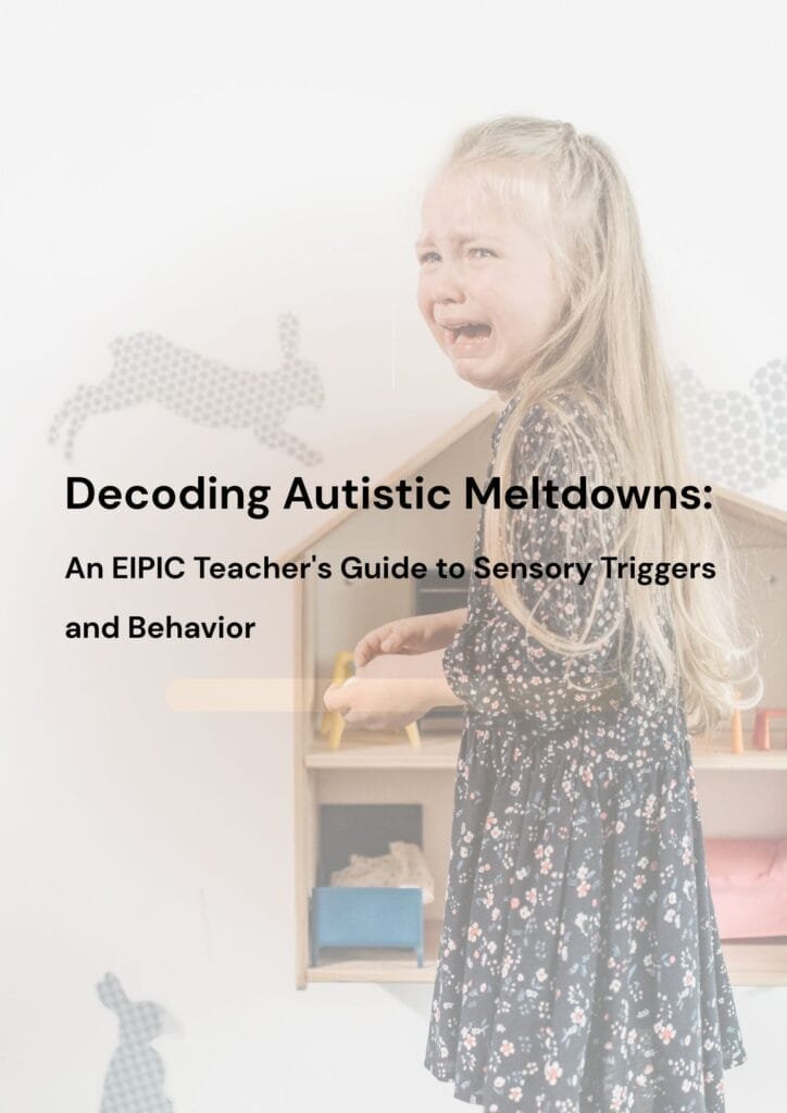 Book cover of Decoding Autism Meltdowns
